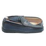 Mocassins Hommes en cuir tressé bleu 194 Hight Quality