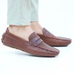 Mocassins Hommes en cuir Tabac 194V Hight Quality