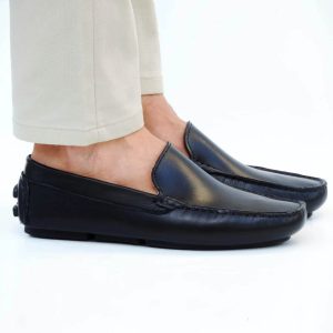 Mocassins Hommes en cuir noir 192 Hight Quality