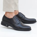 Chaussures en cuir noir Hight Quality Classique 02