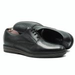 Chaussures SLIP-ON College Hight Quality en Cuir noir 73Y