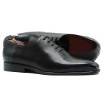 Chaussures Derby business en cuir noir