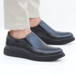 Chaussures SLIP-ON 264 Hight Quality en cuir noir