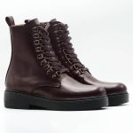 bottes femme en cuir marron 447