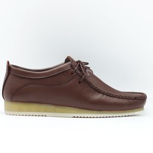 Chaussures wallabies Hight Quality en cuir marron 158