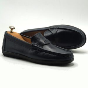 Mocassins Hommes en cuir grainé noir K1 Hight Quality