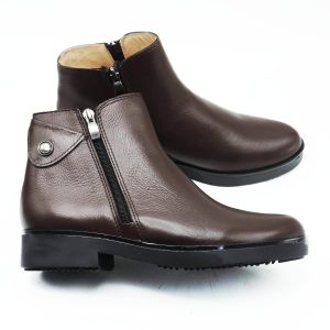 bottines femme en cuir marron 038m