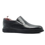 Chaussures SLIP-ON 266K Hight Quality en cuir noir