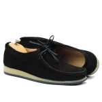 Chaussures wallabies Hight Quality en Nubik noir 158D