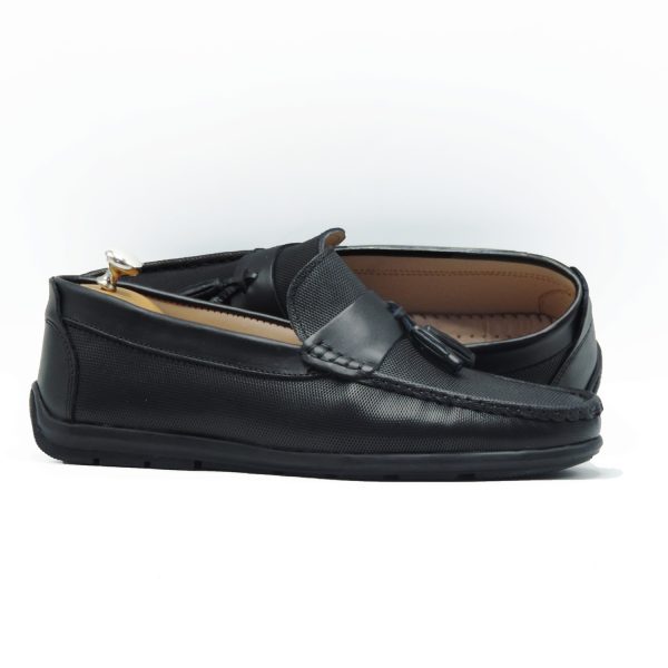 Mocassins Hommes en cuir noir 19B7 Hight Quality
