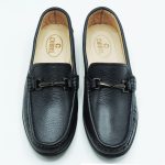 MOCASSINS A BOUCLES Hommes en cuir noir B478 Hight Quality
