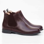 bottines Chelsea boot femme en cuir marron 333