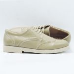 Derbies femmes en cuir BEIGE CM01