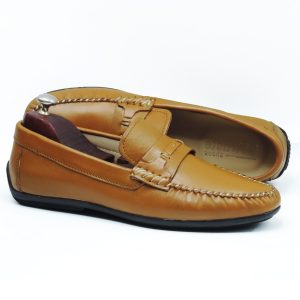 Moccasins Hight Quality en cuir tabac college 7472