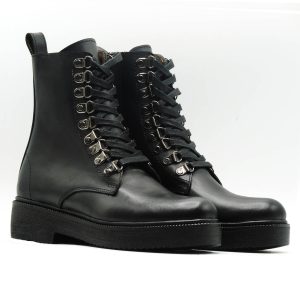 bottes femme en cuir noir 447