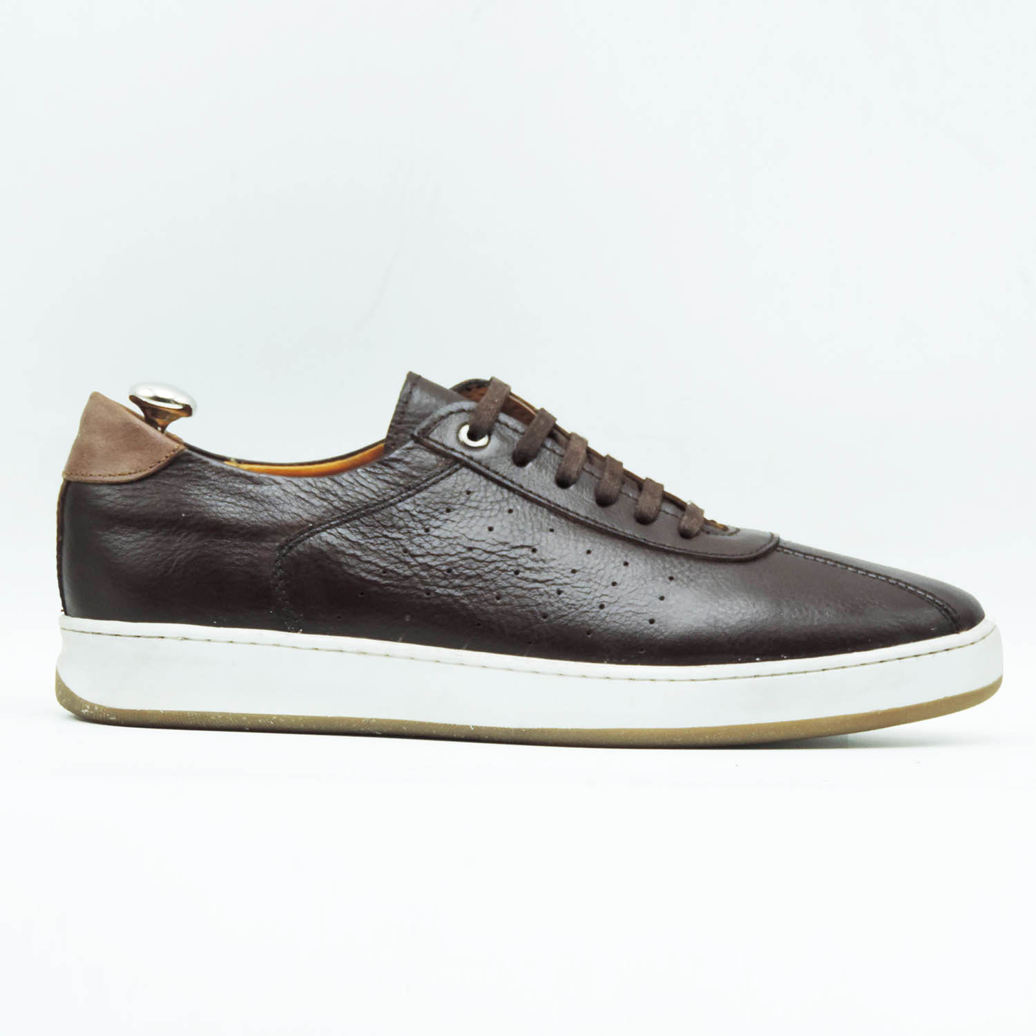 Basket en cuir MARRON YB01 - Image 3