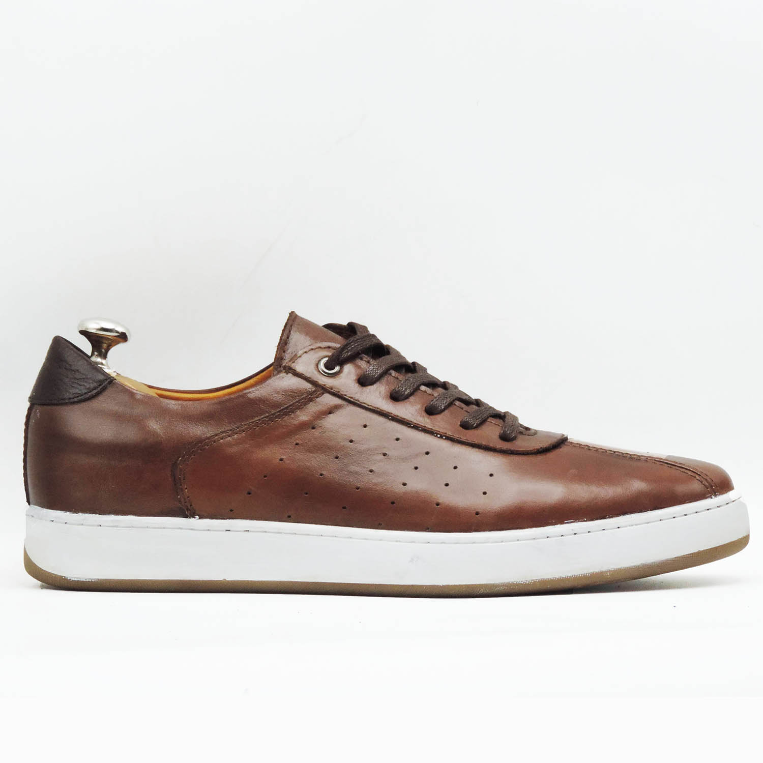 Basket en cuir TABAC YB01 - Image 3