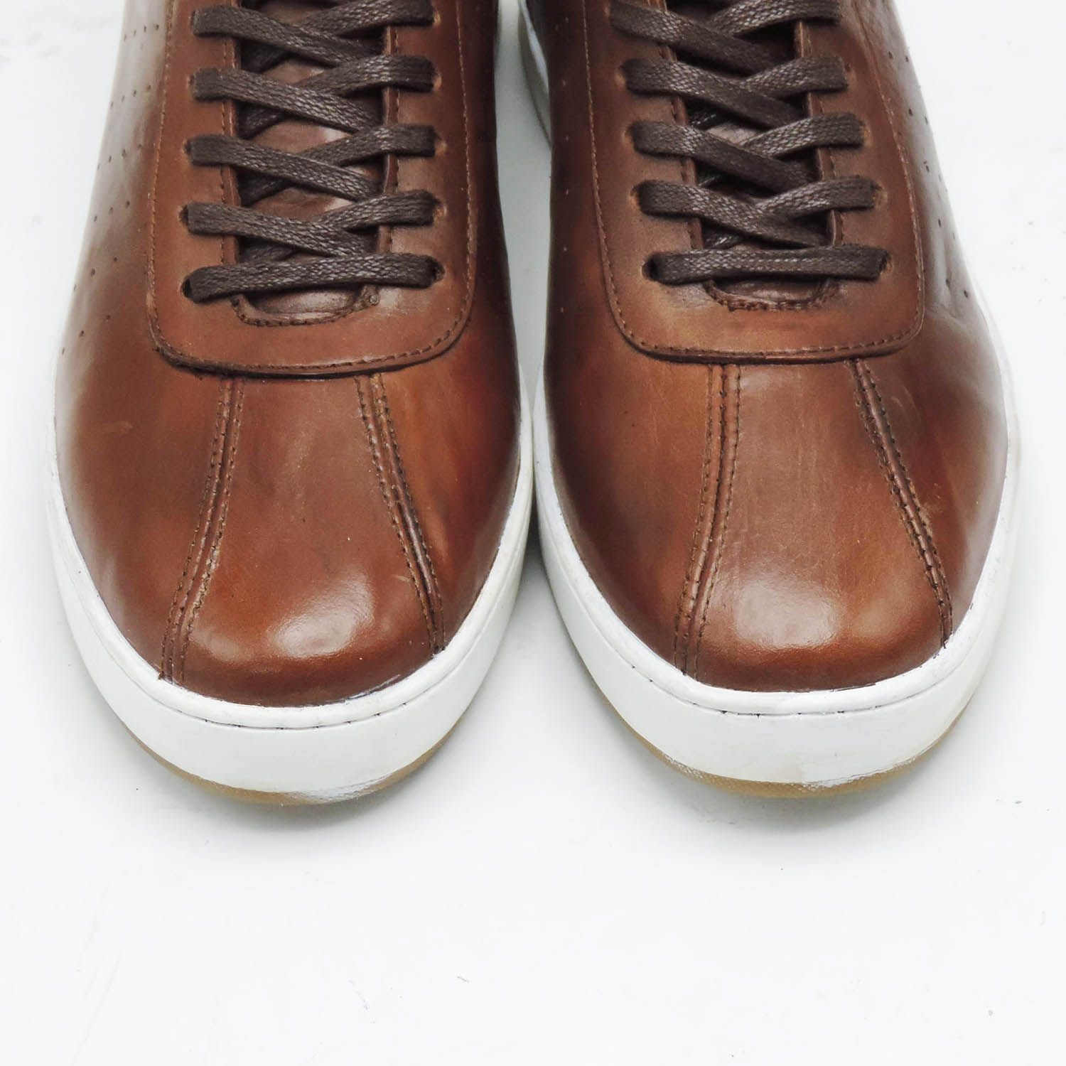 Basket en cuir TABAC YB01 - Image 2