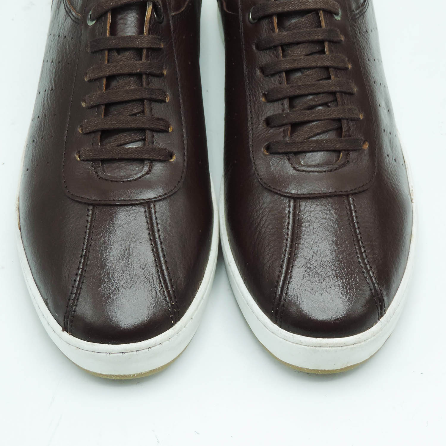 Basket en cuir MARRON YB01 - Image 2