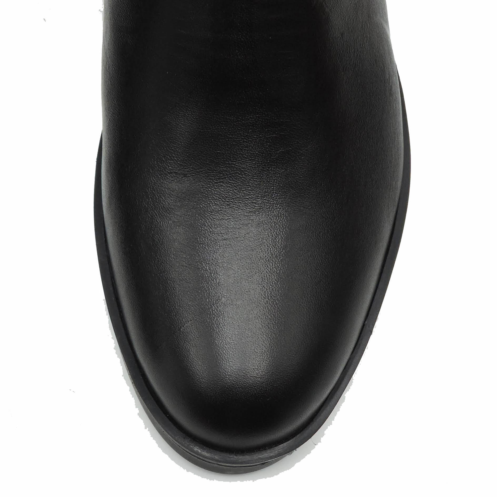 bottines femmes en cuir noir F4\45 - Image 3