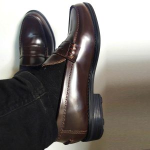 Chaussures SLIP-ON PENNY CLASSIC 600D en cuir marron